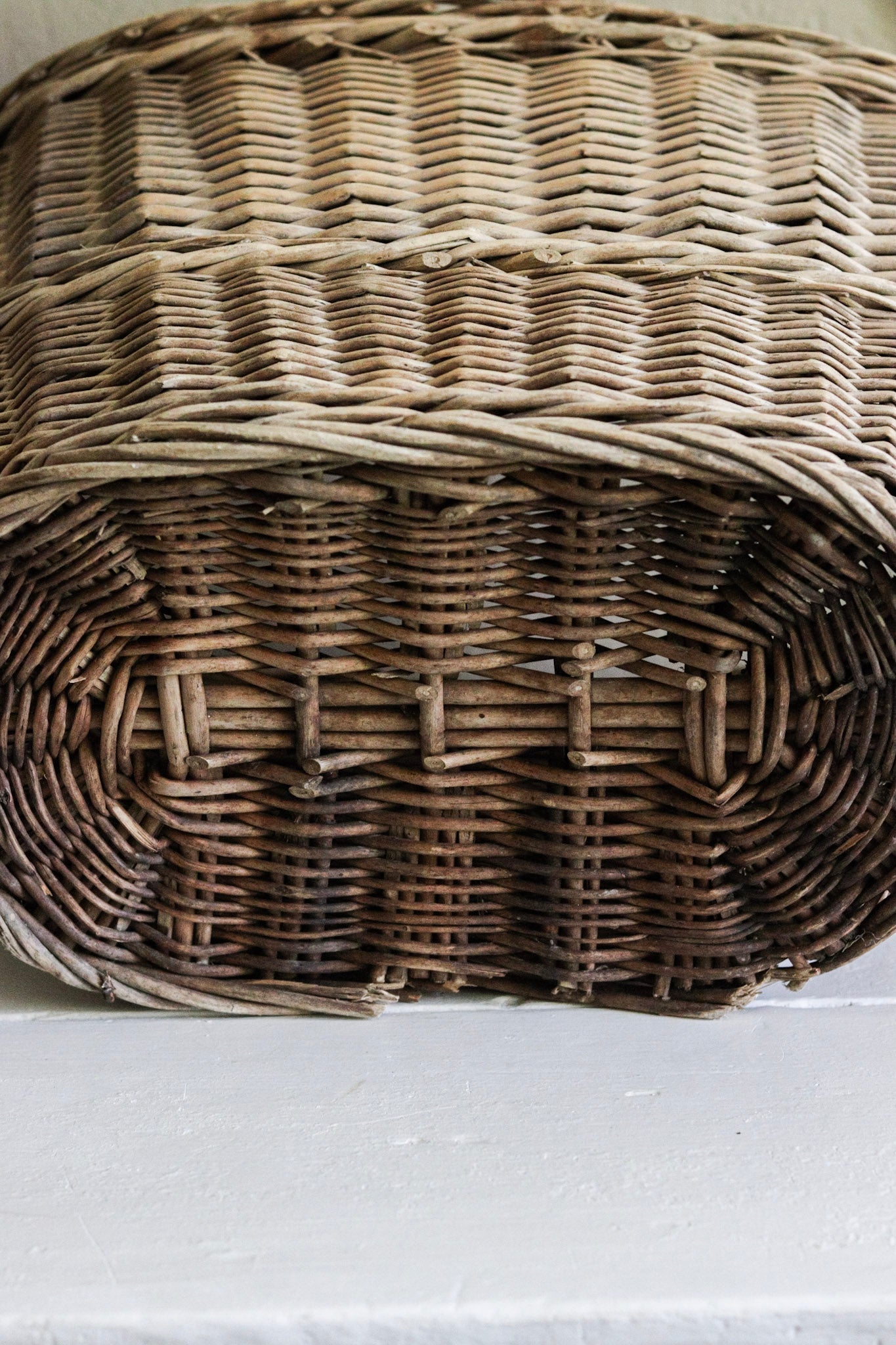 Large Vintage European Bike Basket