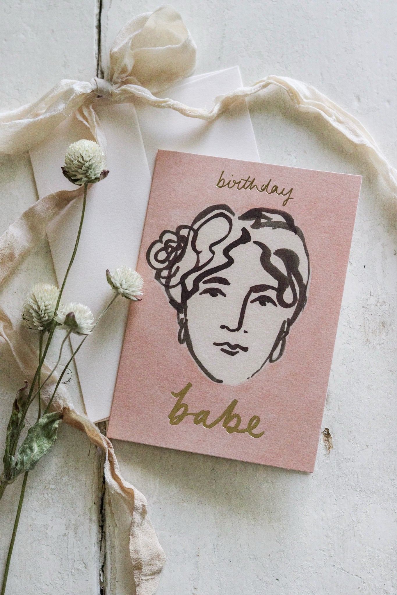 Portrait "Birthday Babe" Card