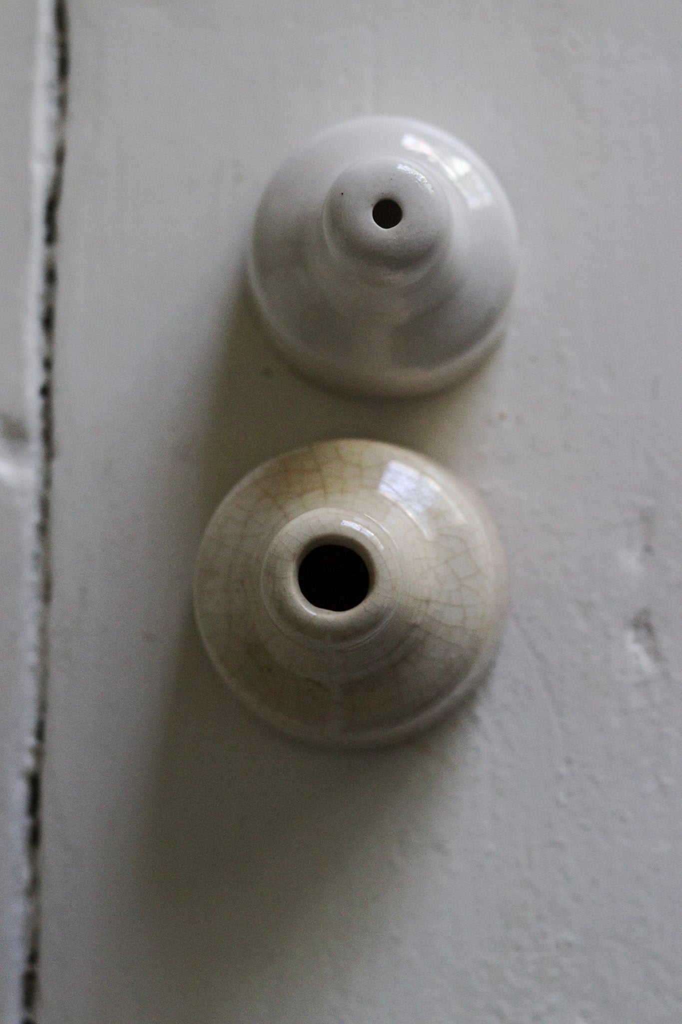 Pair of Vintage English Pie Funnels No.2