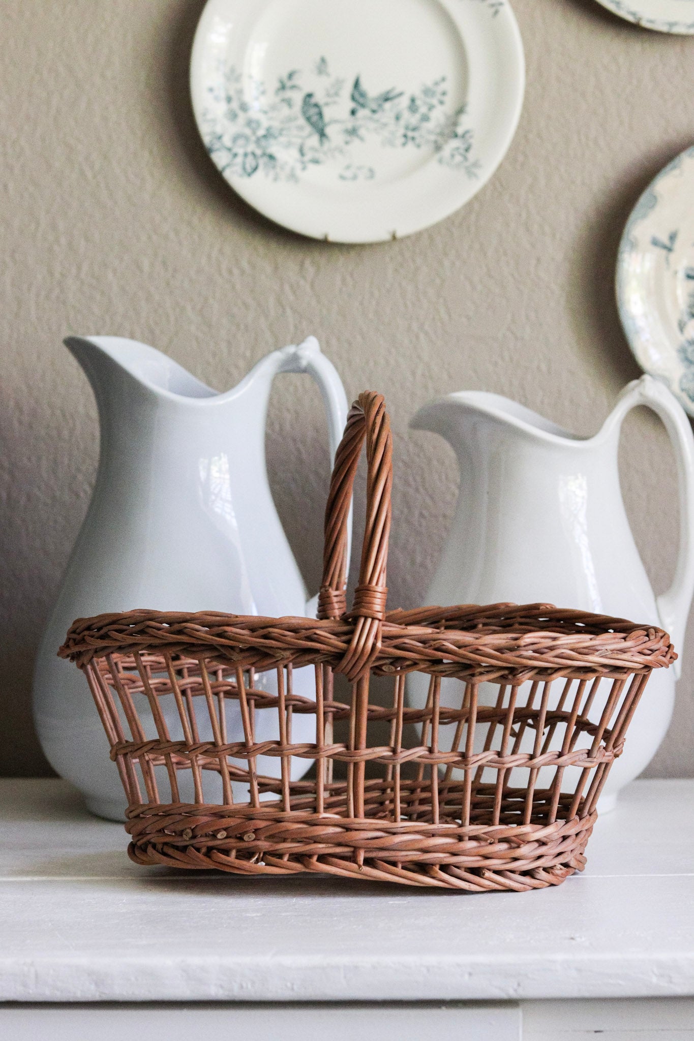 Vintage French Strawberry Basket