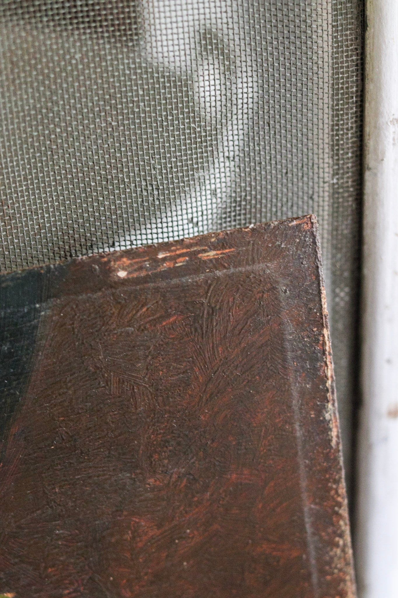 Vintage Oil Painting with Roses