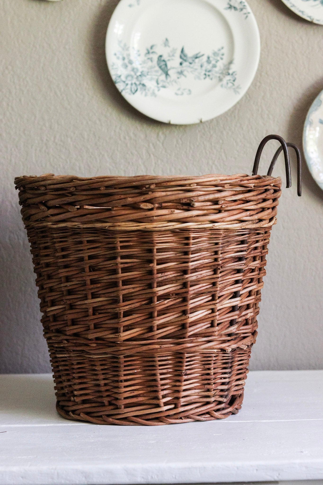 Vintage European Bike Basket