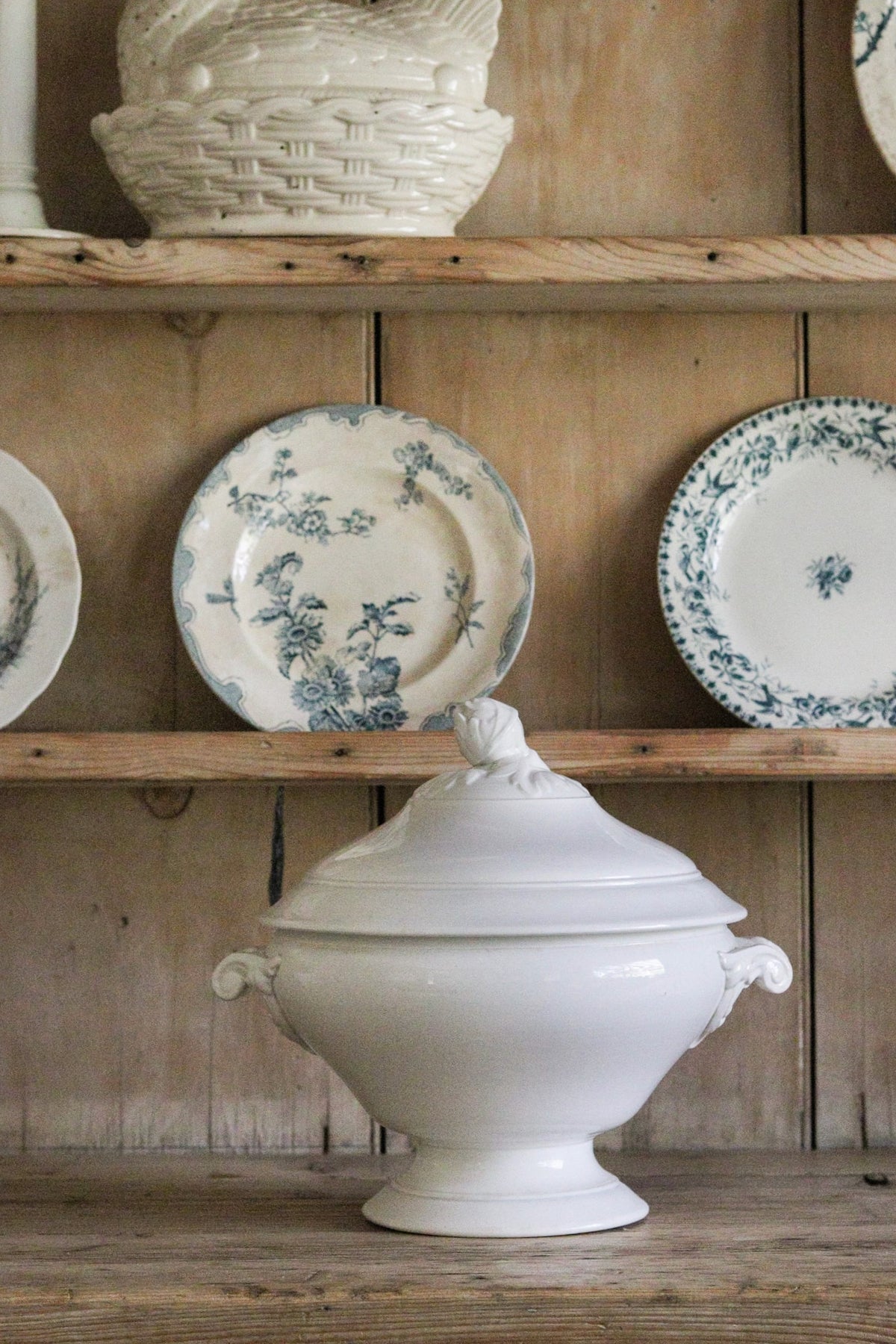 Antique French Ironstone Tureen