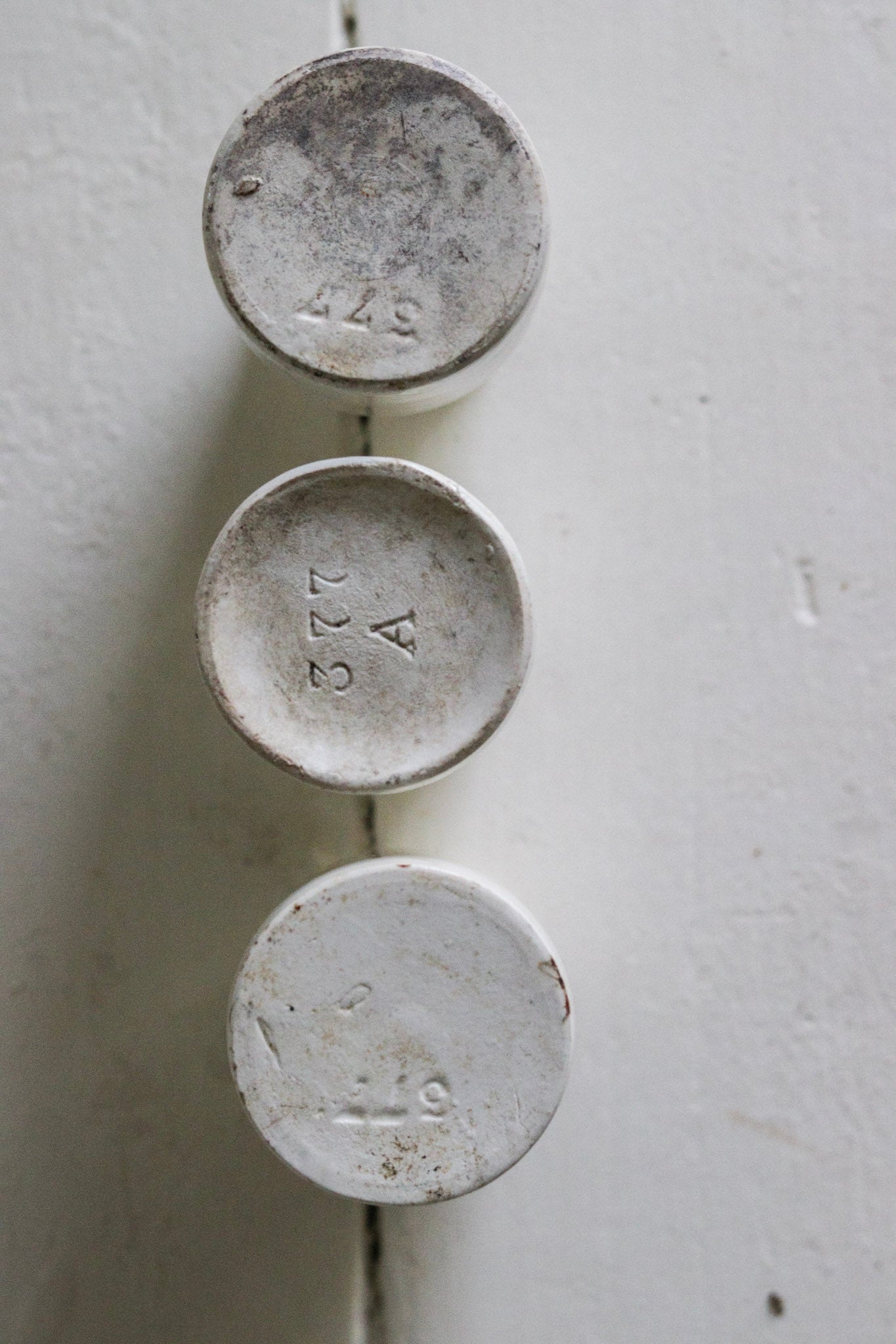Antique English Churn Pots - Set of Three