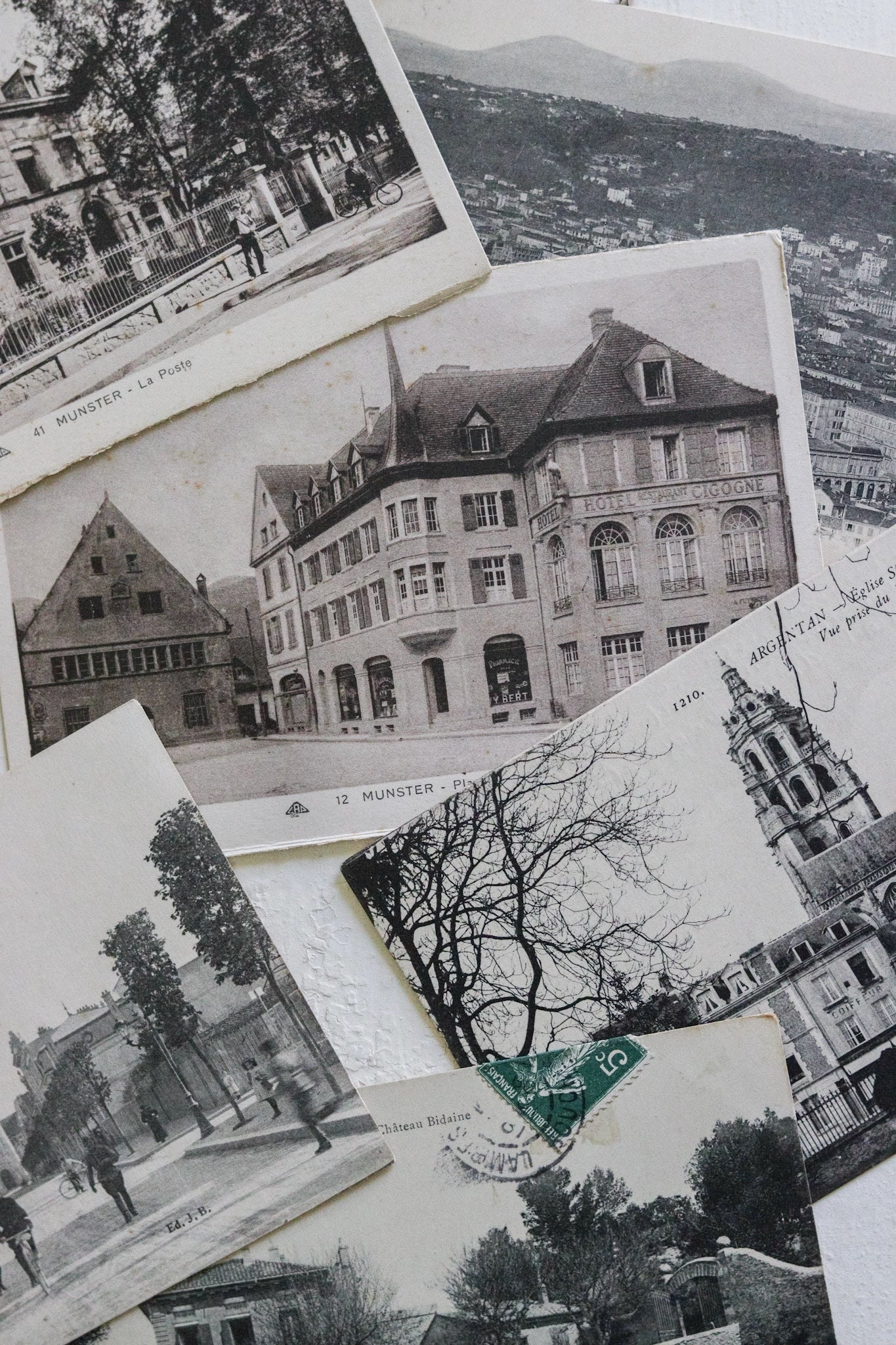 Six Vintage French Postcards - No.4