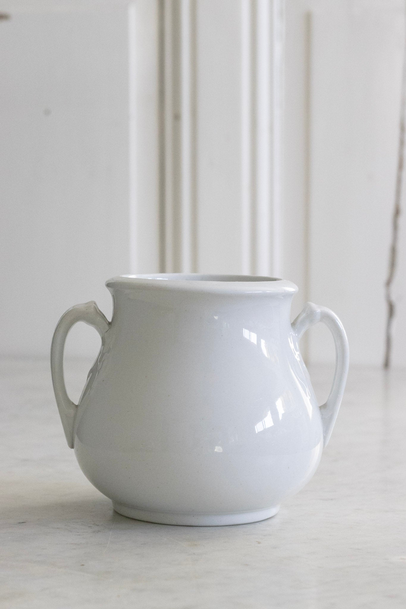 Antique Ironstone Sugar Bowl