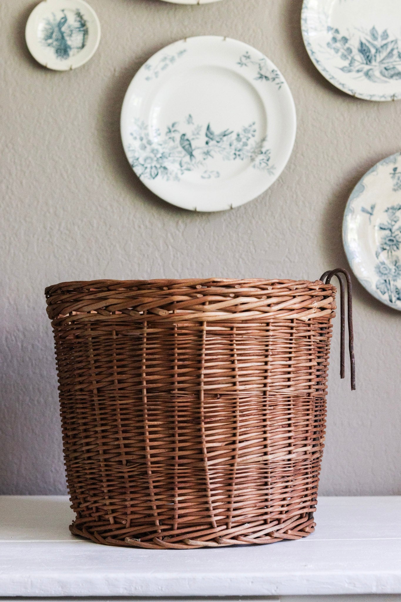 Vintage European Bike Basket