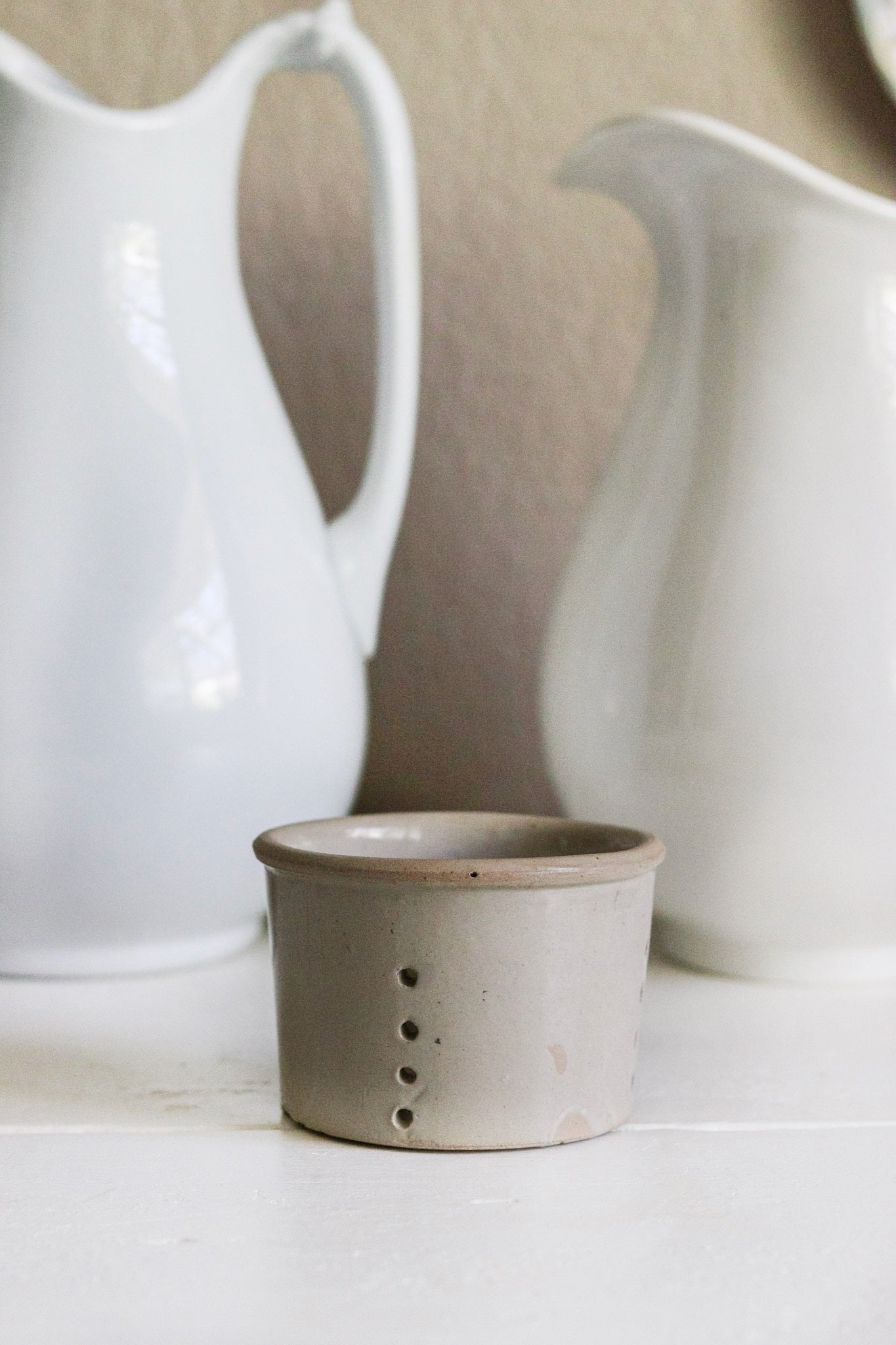 Vintage French Cheese Pot