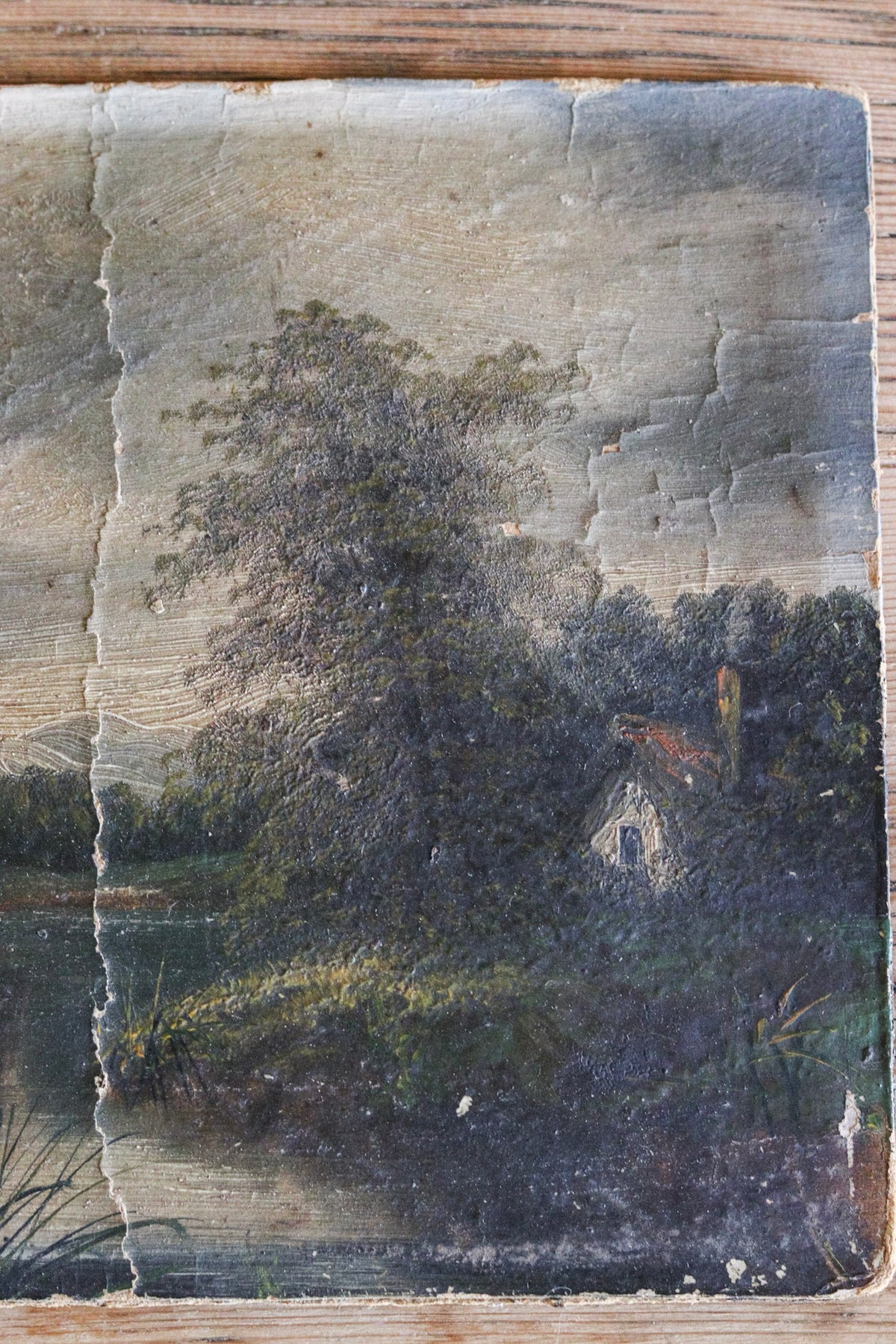 The River Cottage Oil Painting
