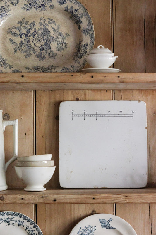 Antique English Pharmacist Pill Plate