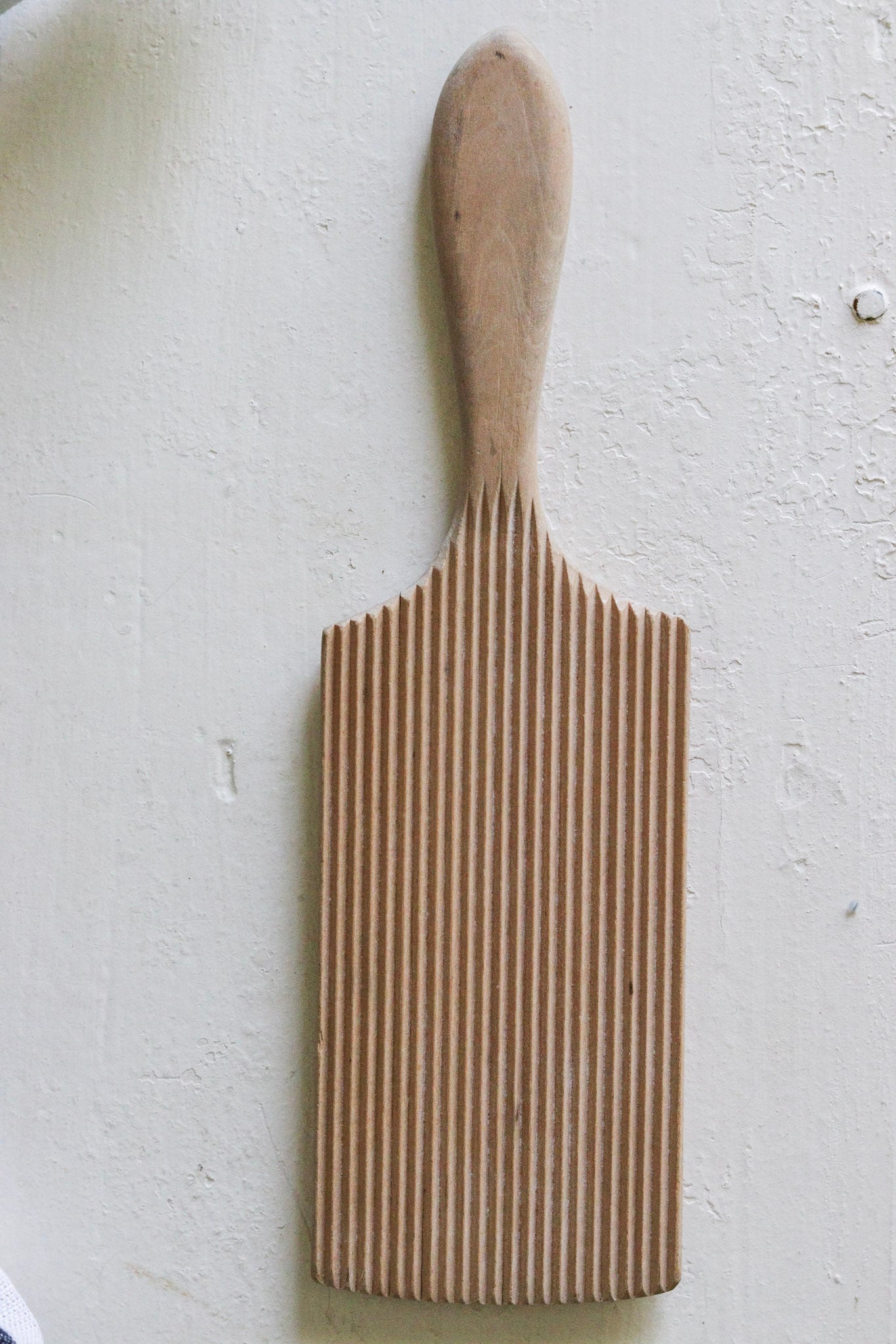 Vintage English Wooden Butter Pat