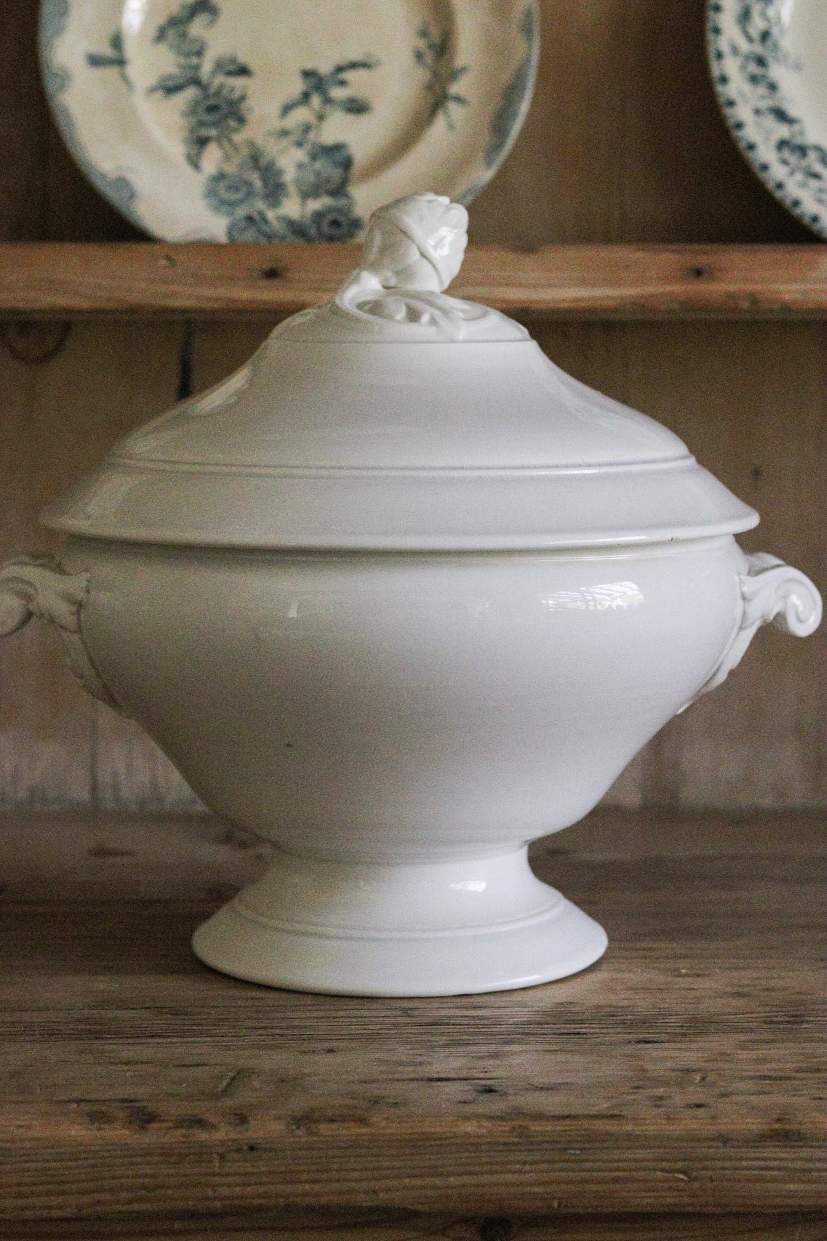 Antique French Ironstone Tureen