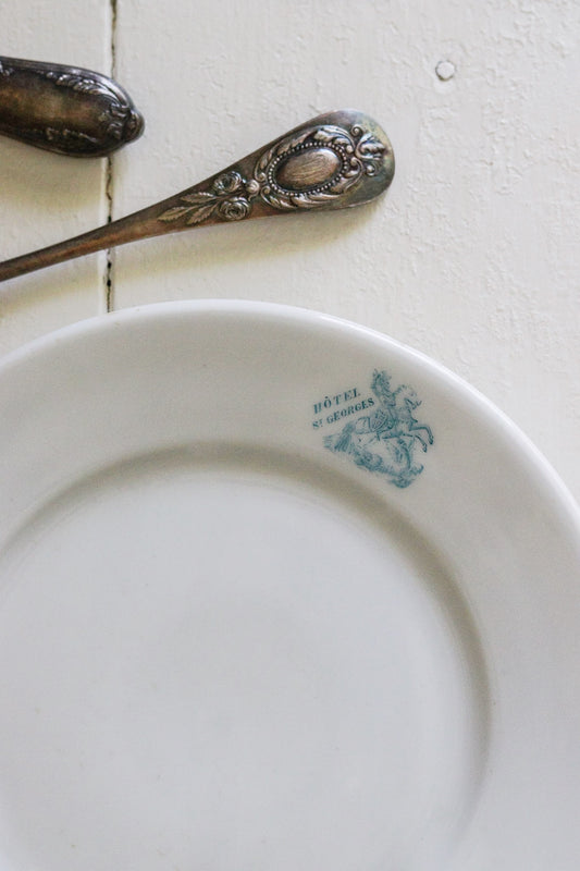 Vintage French Hotel China  - Plate No.1