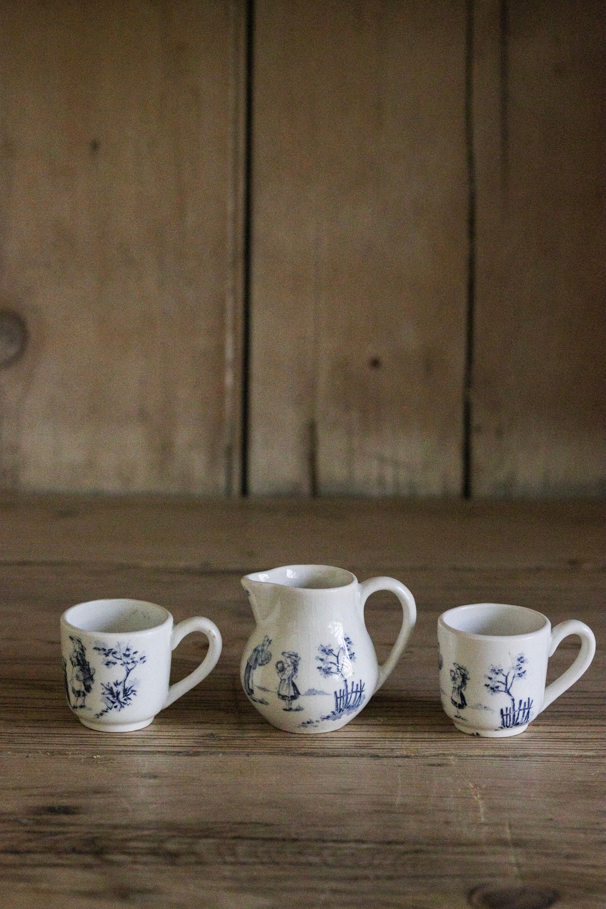 Antique French Children's Tea Set