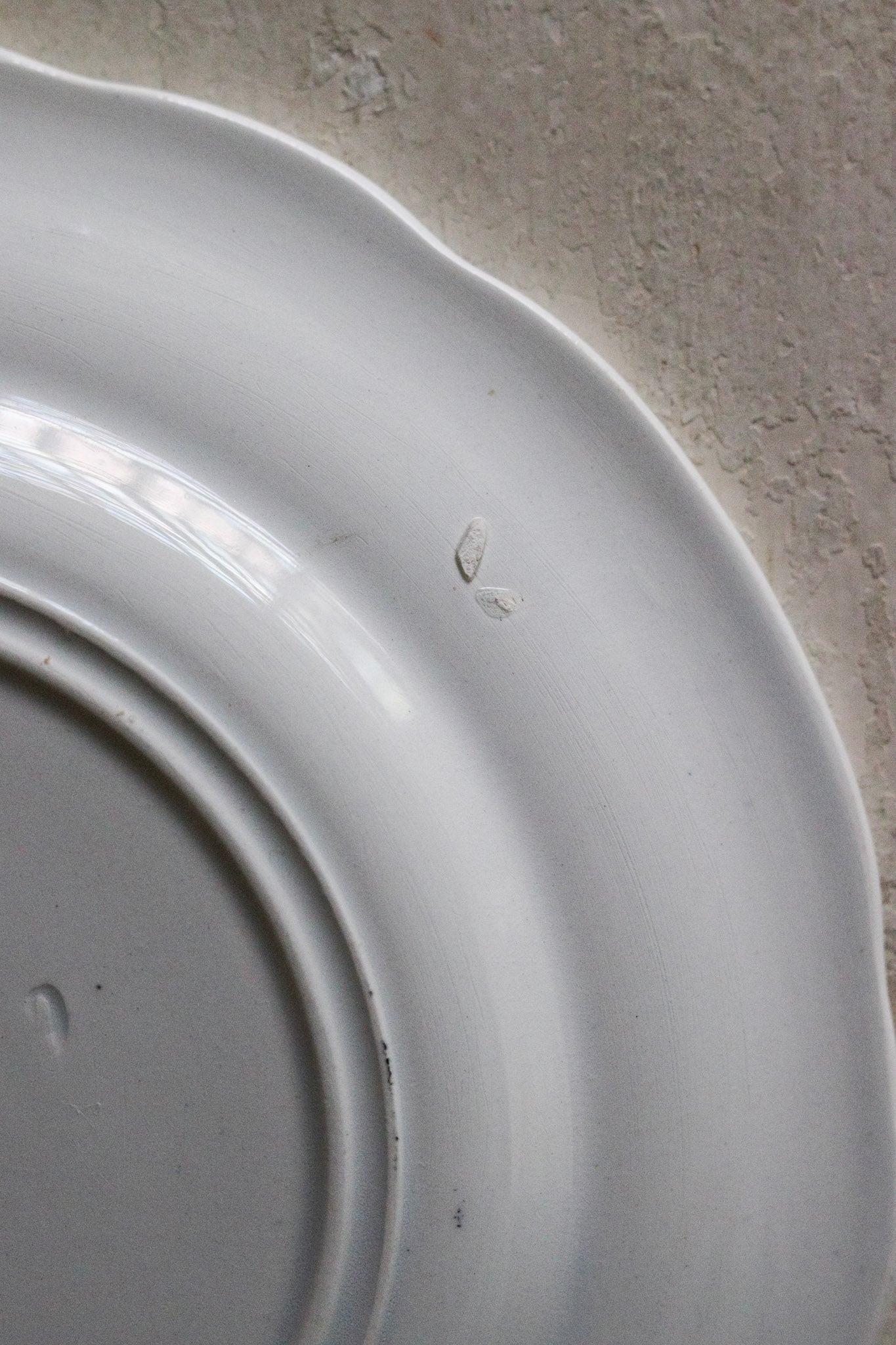 Antique French Transferware Plate - Saint Geneviève and Sheep