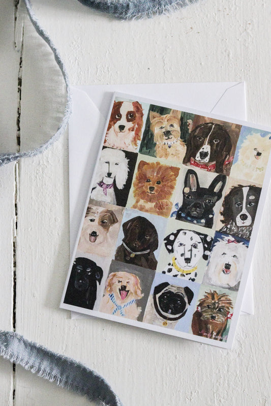Les Chiens Greeting Card