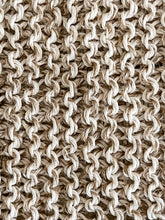 Load image into Gallery viewer, Knitted Jute + Cotton Washcloth
