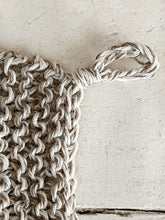 Load image into Gallery viewer, Knitted Jute + Cotton Washcloth
